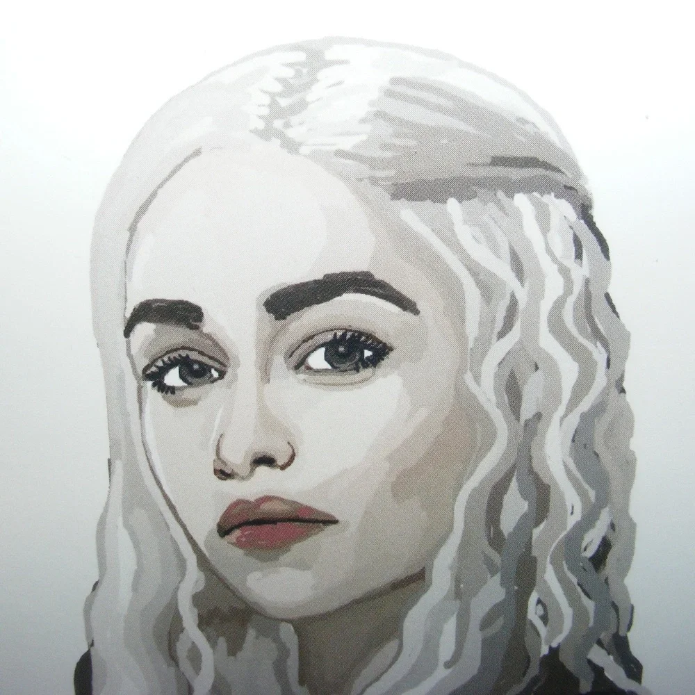 Game of Thrones Daenerys Happy Name Day Card handmade